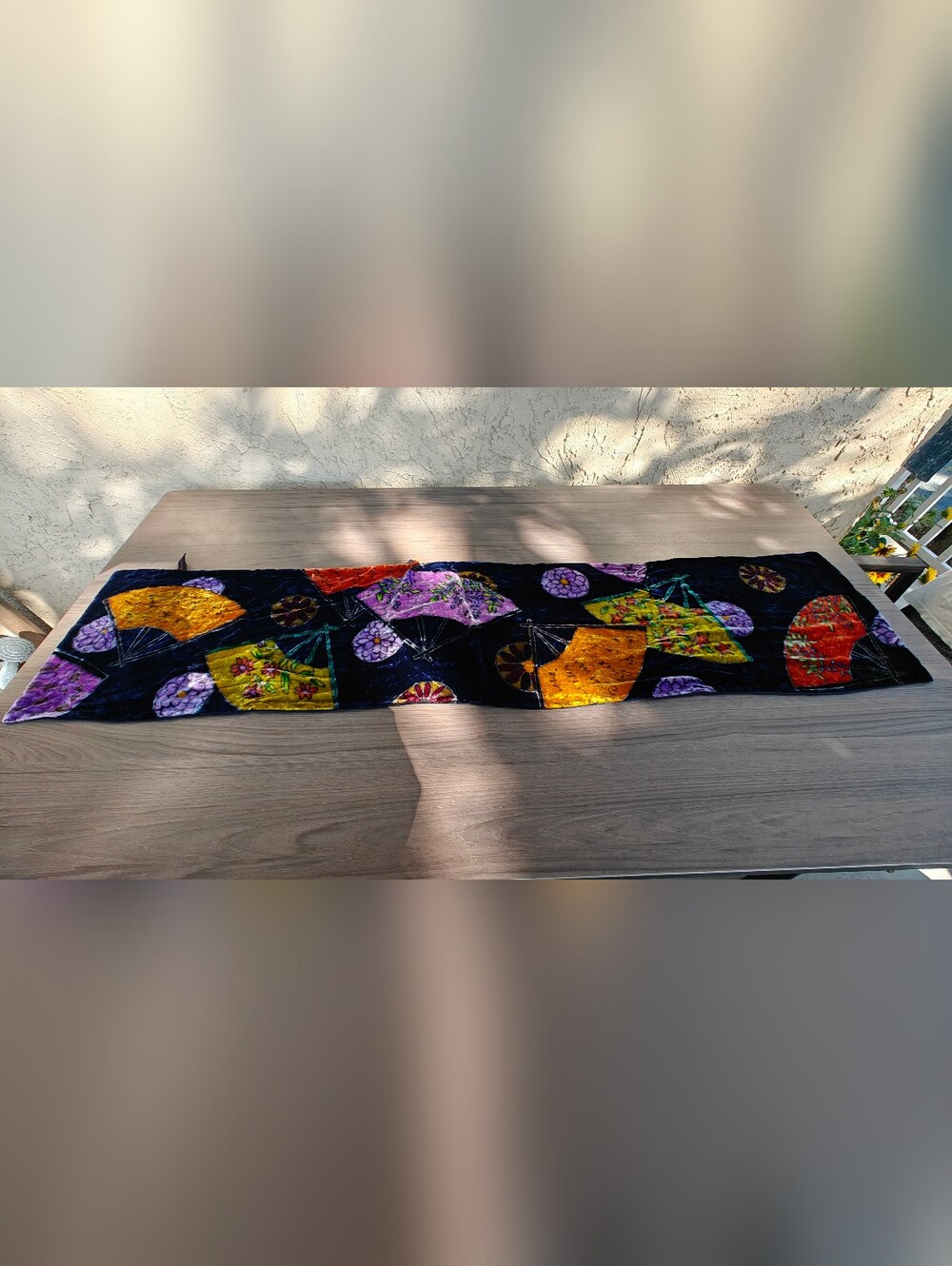 Amazing ethnic Velvet Scarf - Multicolor
